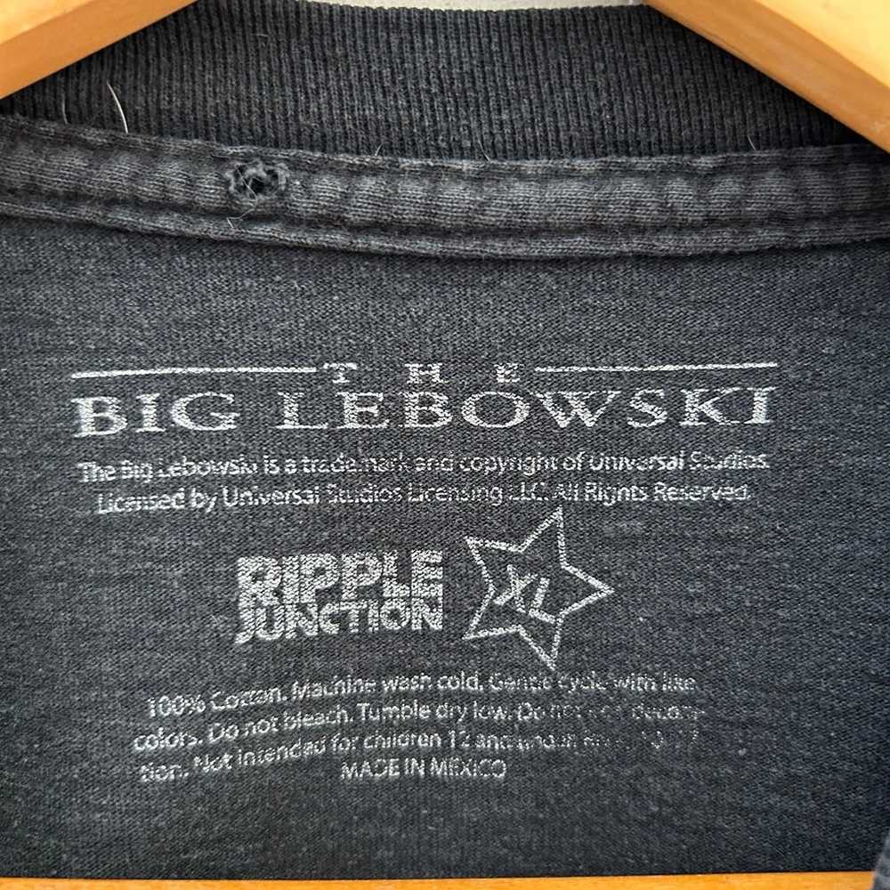 The big Lebowski black graphic t shirt - image 2