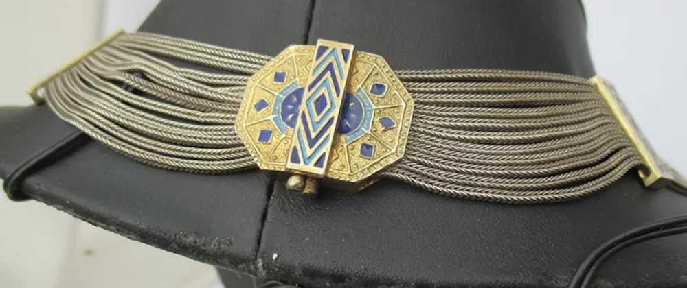 Silver Gilt and Enamel Crimean Wedding Collar Nec… - image 2