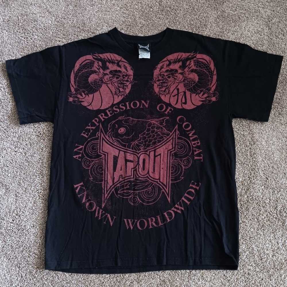 VINTAGE Tapout men's medium shirt UFC MMA - image 1