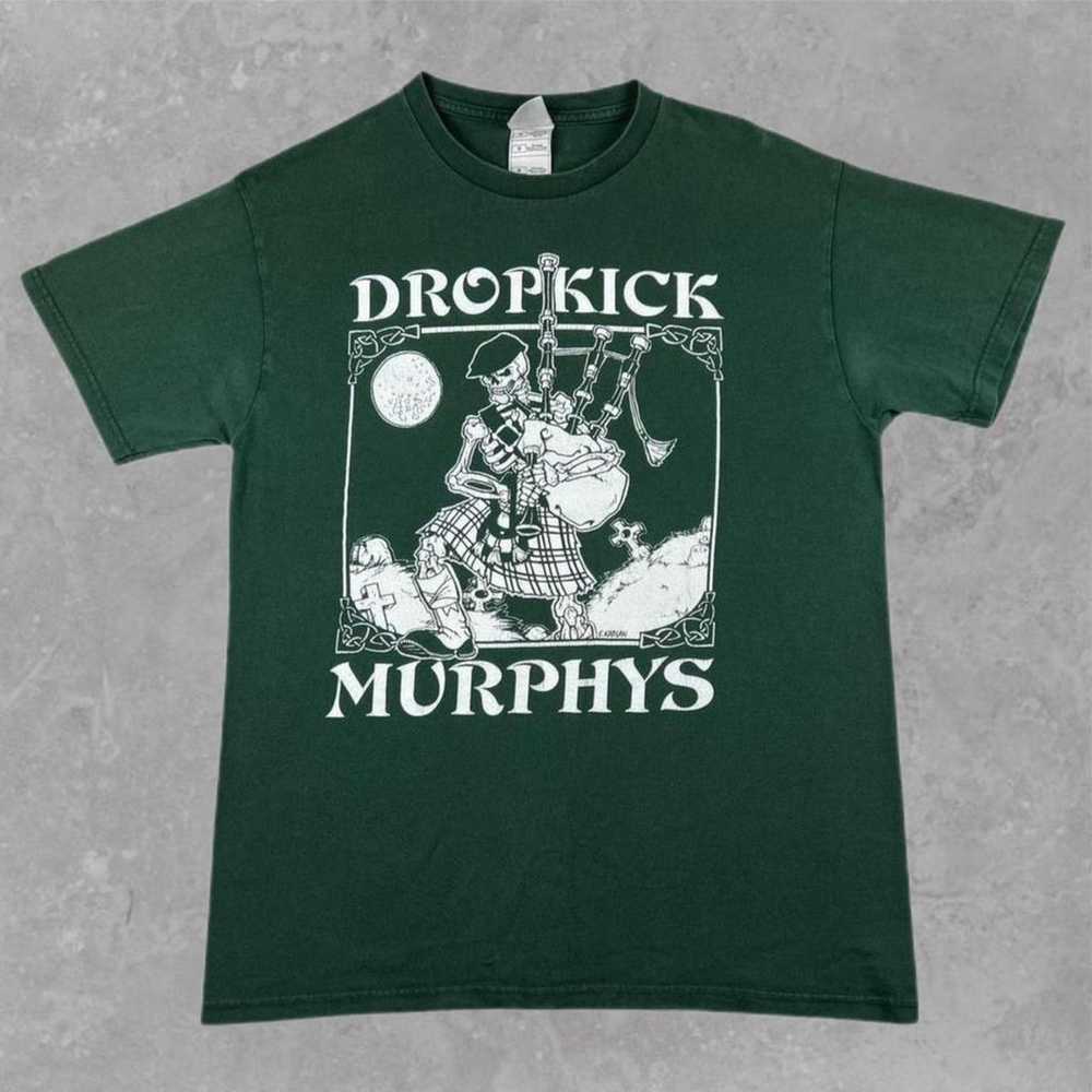 Green DropKick Murphys T-shirt Size M - image 1