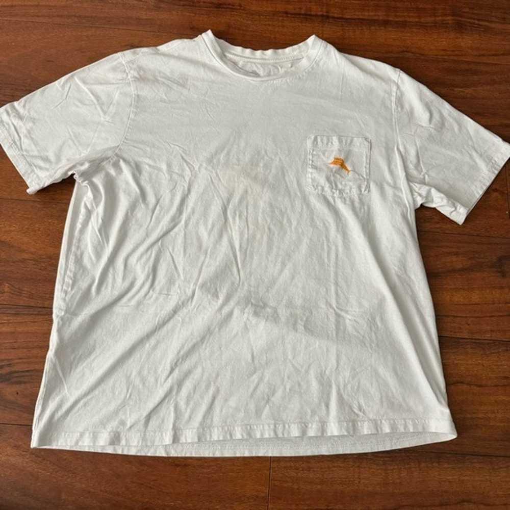 NEW TOMMY BAHAMA SEING SHIFT WHITE T-SHIRT SZ EXT… - image 3