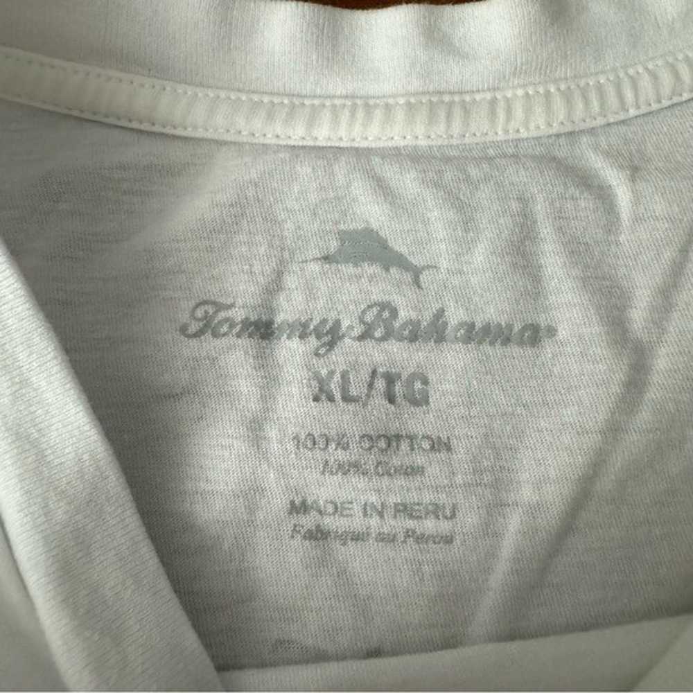NEW TOMMY BAHAMA SEING SHIFT WHITE T-SHIRT SZ EXT… - image 5
