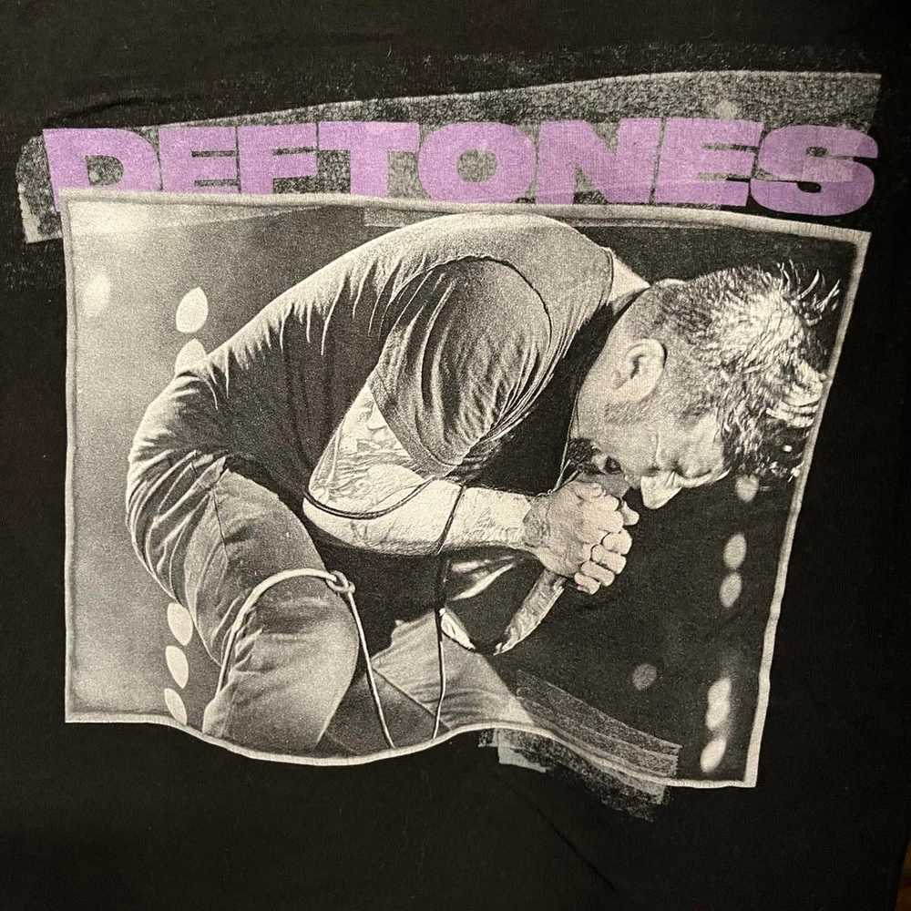 Deftones Chino T-shirt - Chino Moreno Purple Text… - image 2