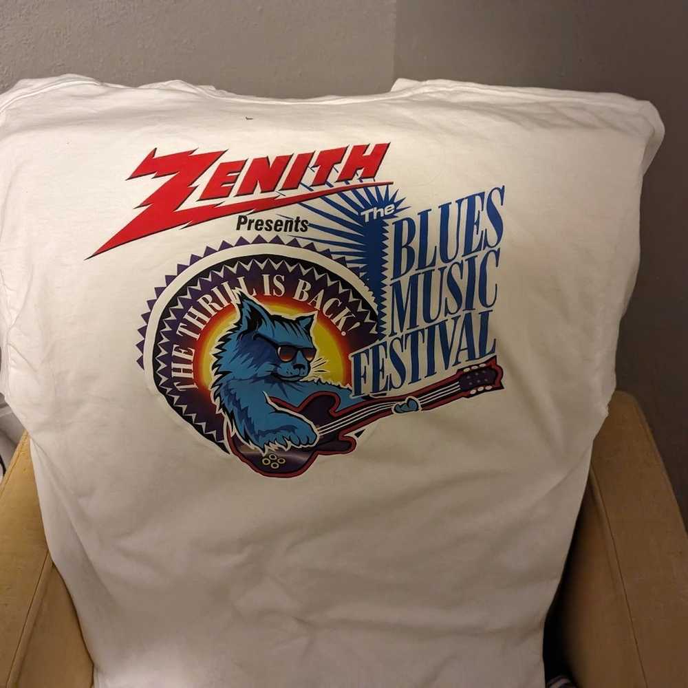 Vintage T-Shirt Zenith Blues Music Festival - image 1