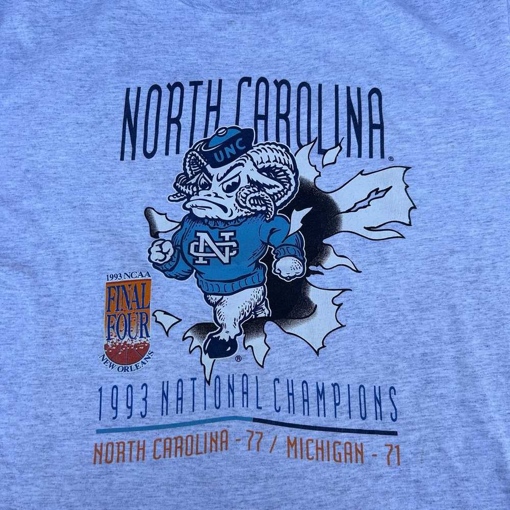 1993 North Carolina National Champions Single Sti… - image 2