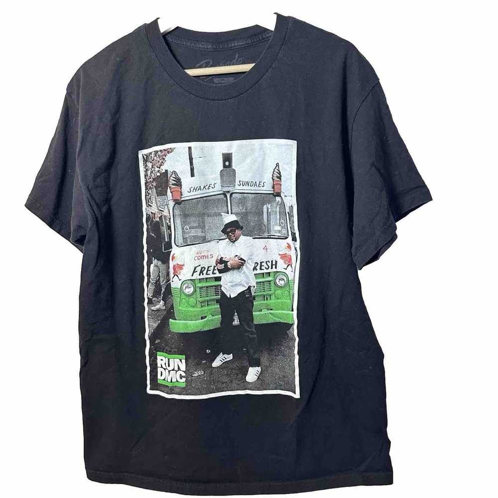 Run DMC T-Shirt Men’s Ricky Powell Photo Ice Crea… - image 1