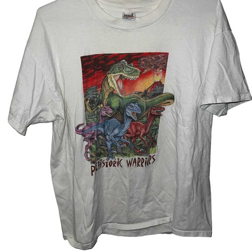 Human-I-Tees dinosaur t-shirt vintage - image 1