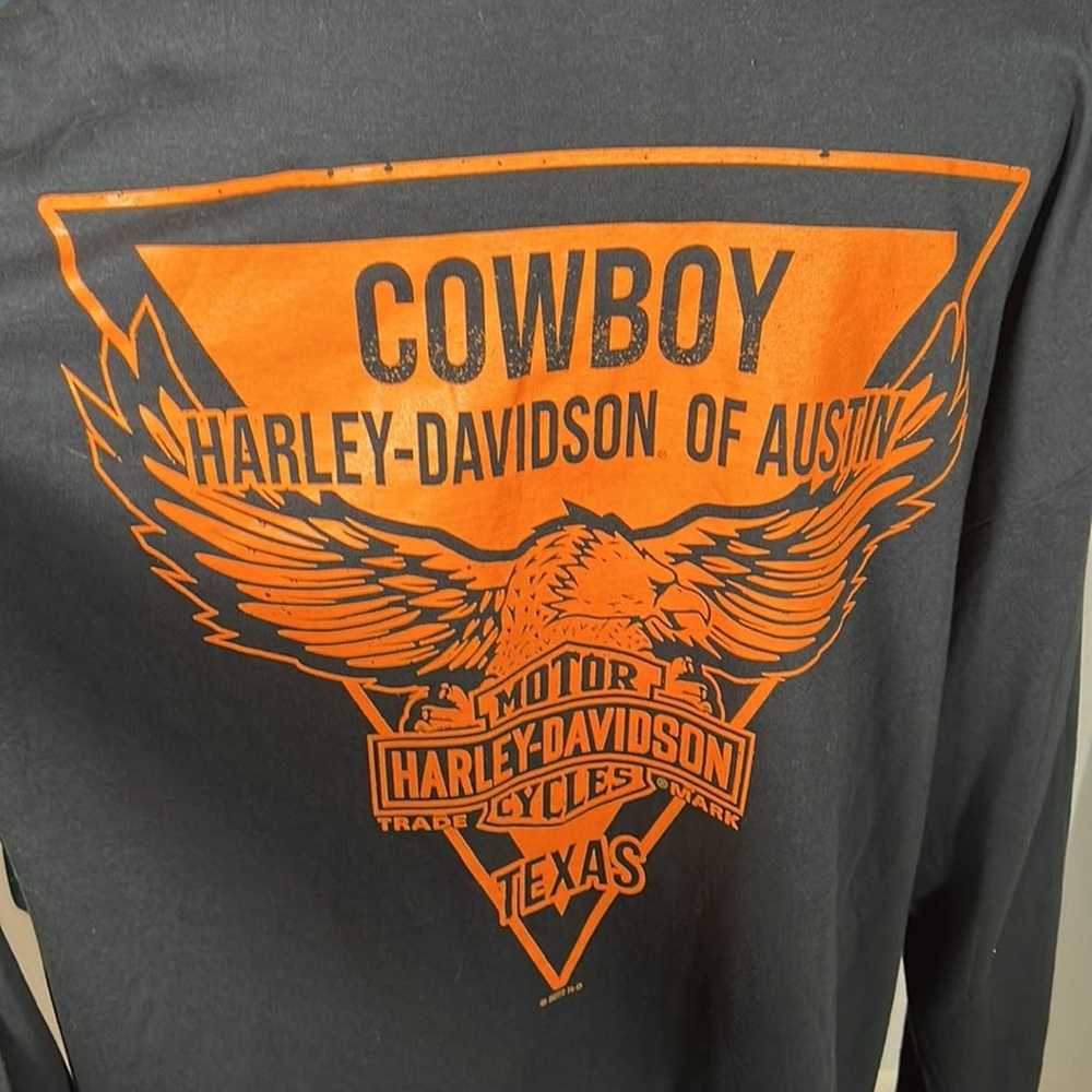 Men's Harley-Davidson Spray Out Long Sleeve long … - image 7
