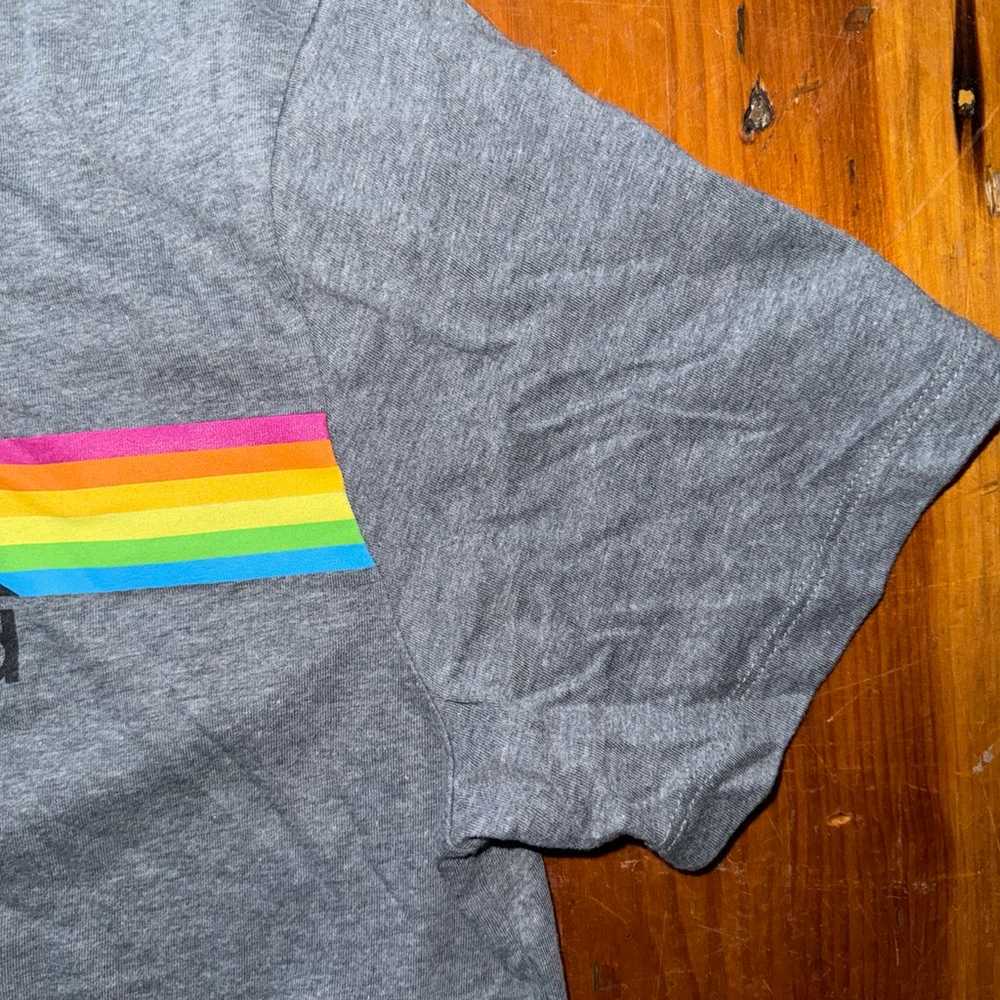 Old Navy, Polaroid vintage T-shirt, medium rainbow - image 4