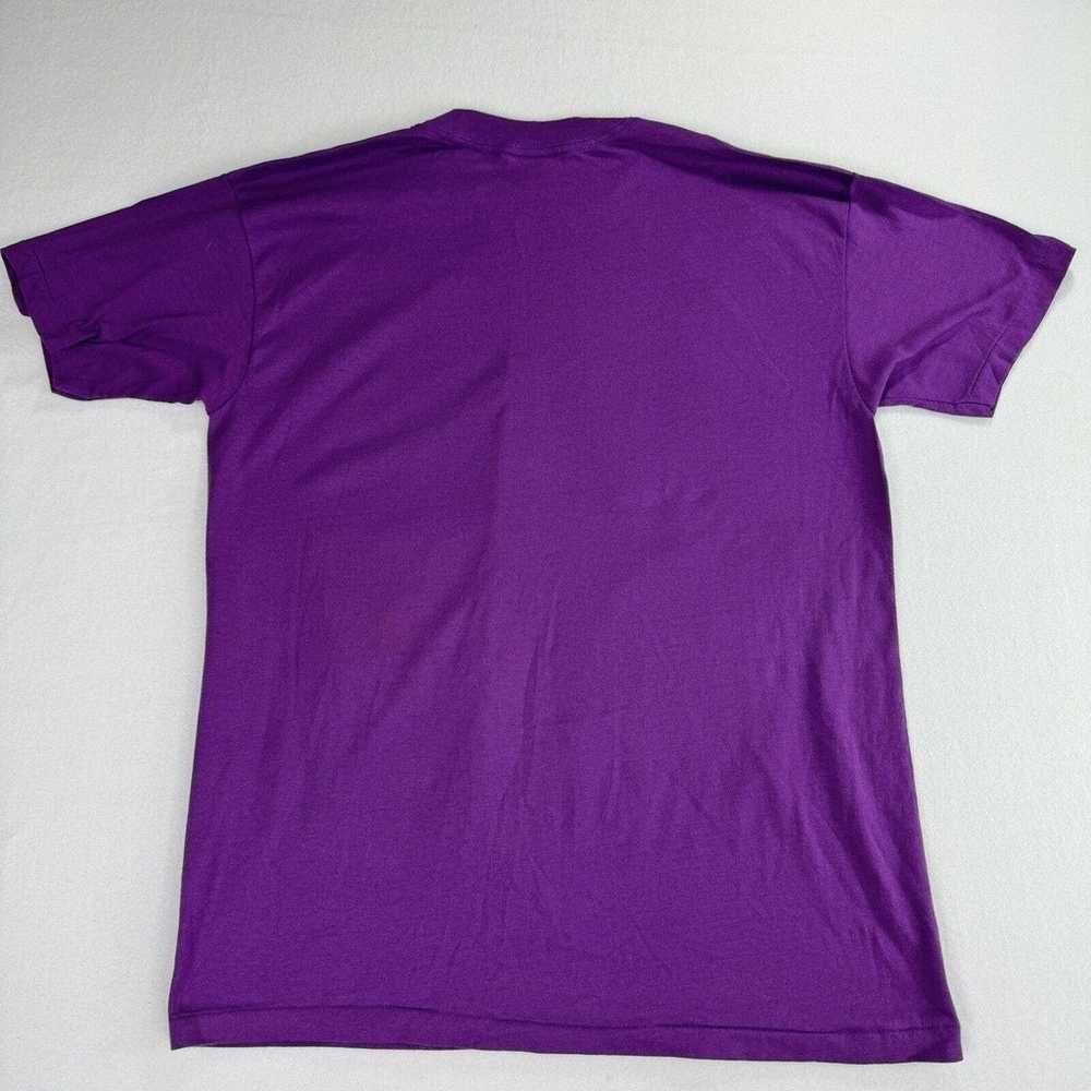 Vintage SSI Shirt Mens Large Purple Short Sleeve … - image 3