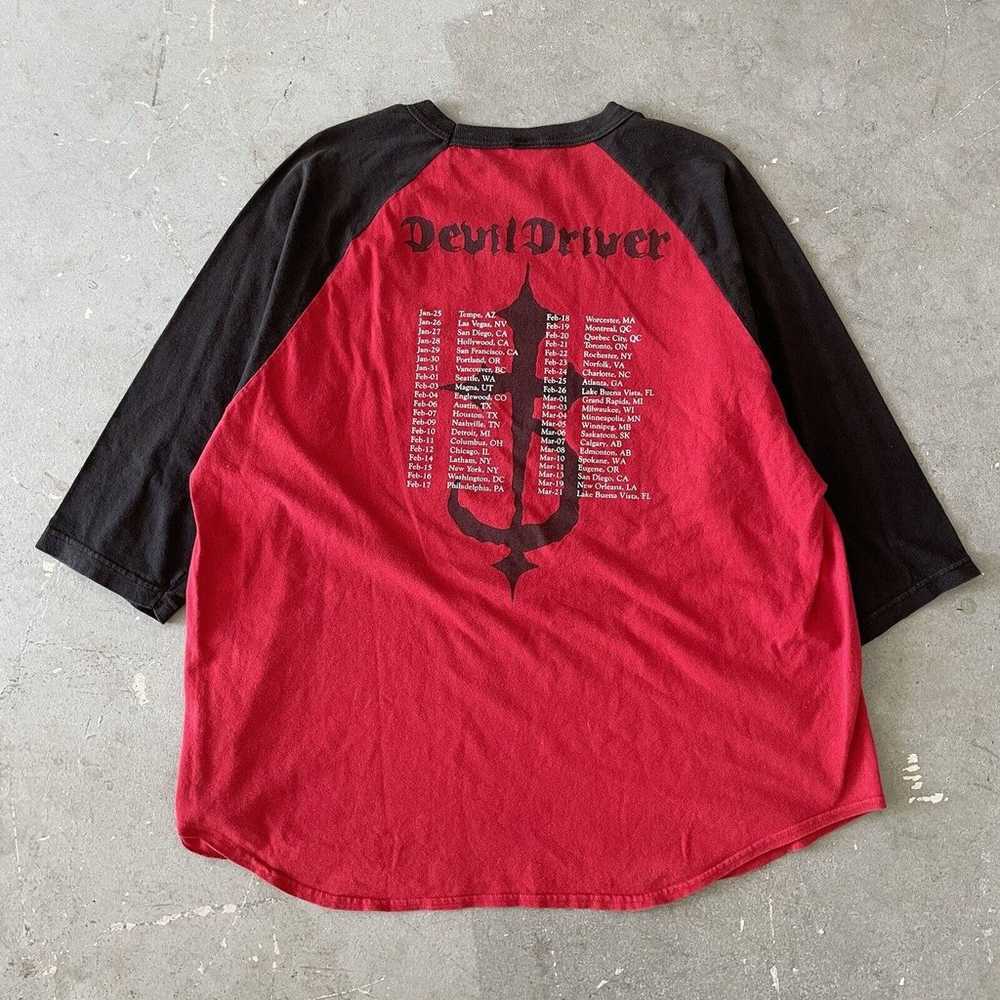 Vintage DevilDriver Band T-Shirt 2005 Size X-Larg… - image 3