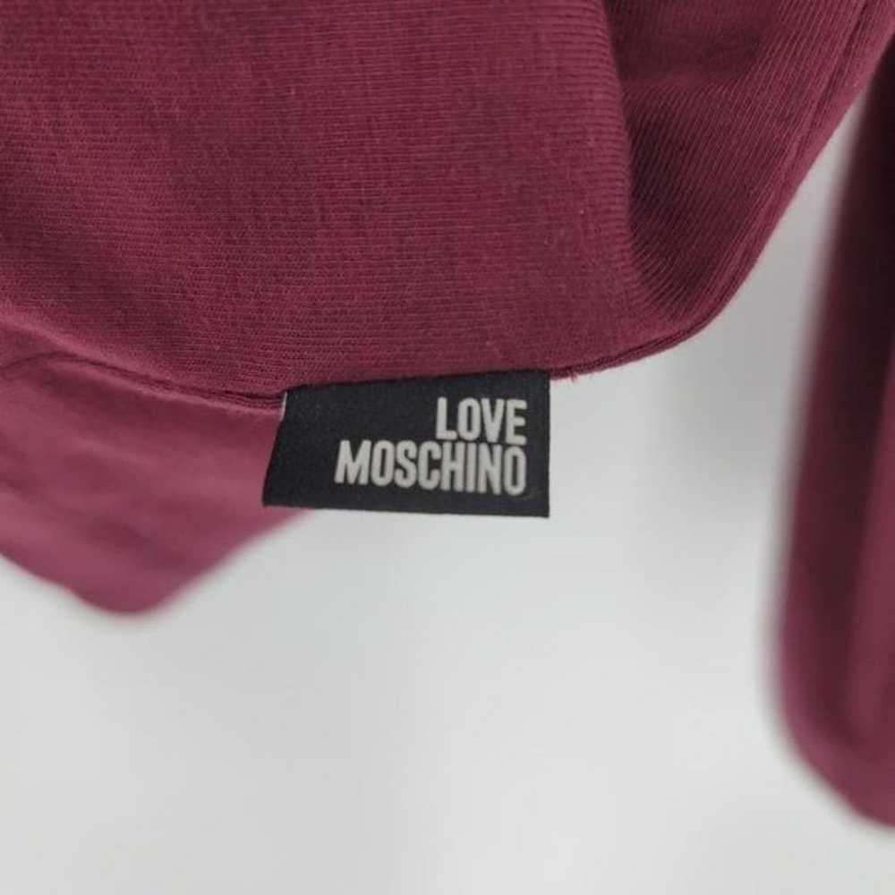 Love Moschino Crewneck Long Sleeve Cotton Graphic… - image 4