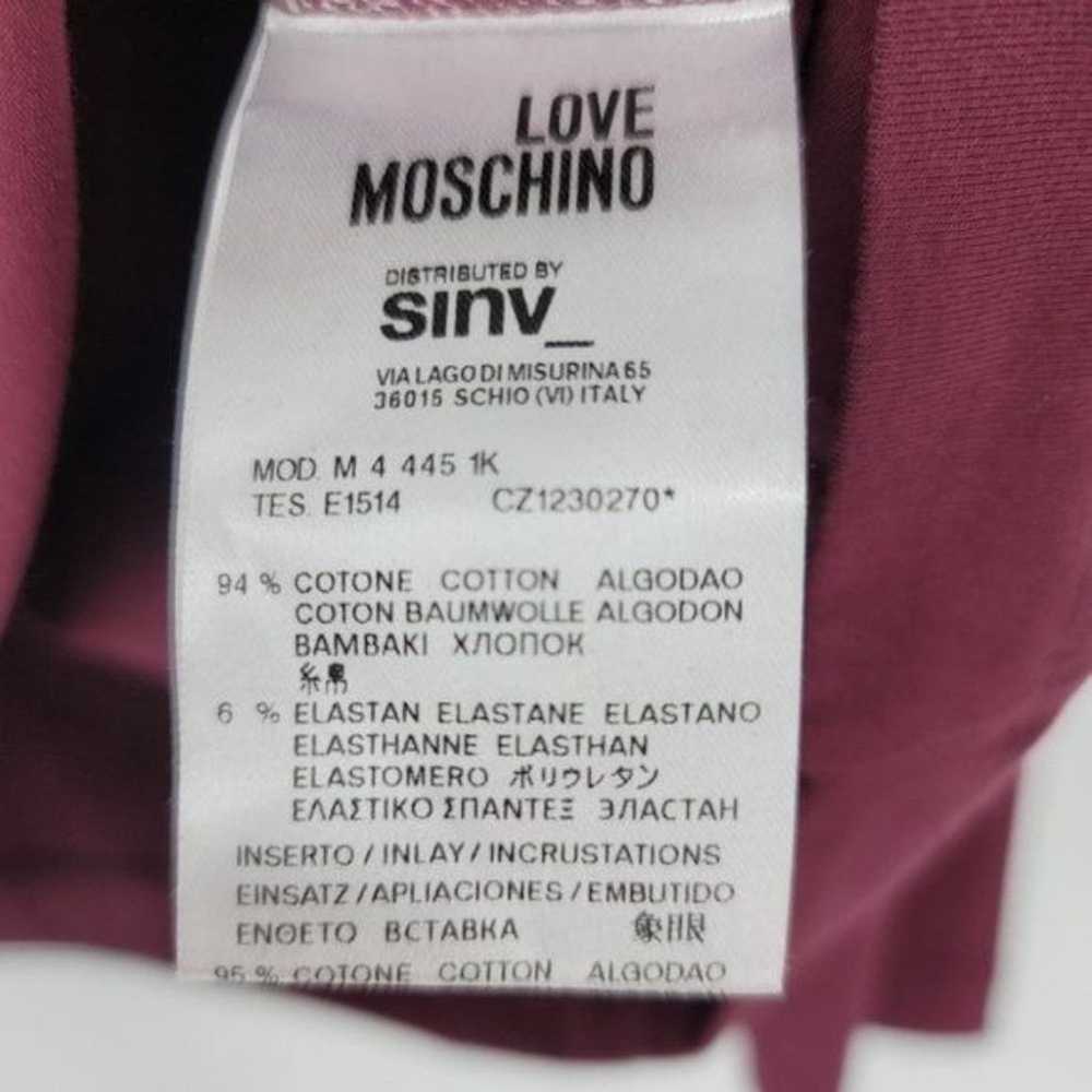 Love Moschino Crewneck Long Sleeve Cotton Graphic… - image 6