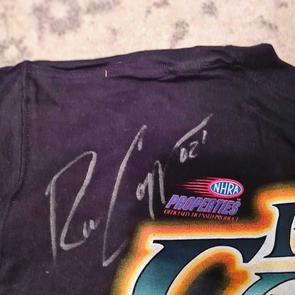 Ron capps 1993 autographed signed vintage t shirt… - image 2