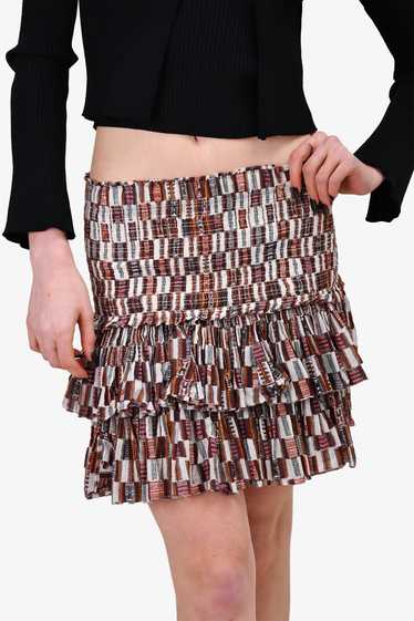 Isabel Marant Etoile Brown And White Patterned Co… - image 1