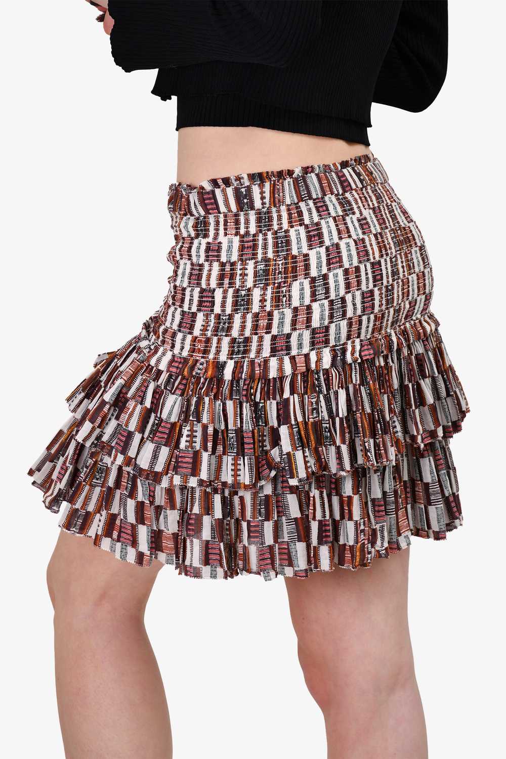 Isabel Marant Etoile Brown And White Patterned Co… - image 3