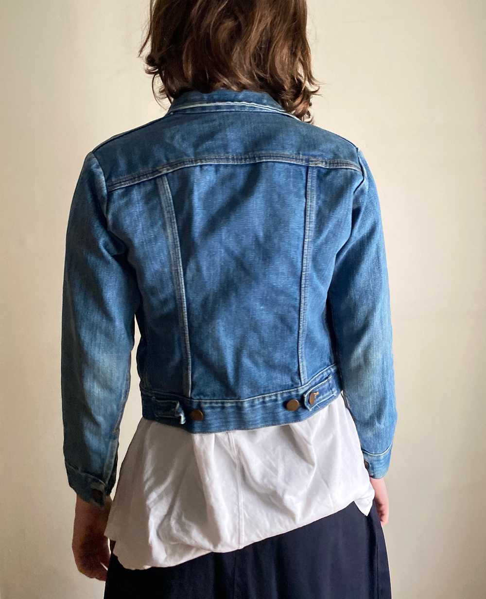 vintage Wrangler denim jacket / 1970s denim Wrang… - image 2
