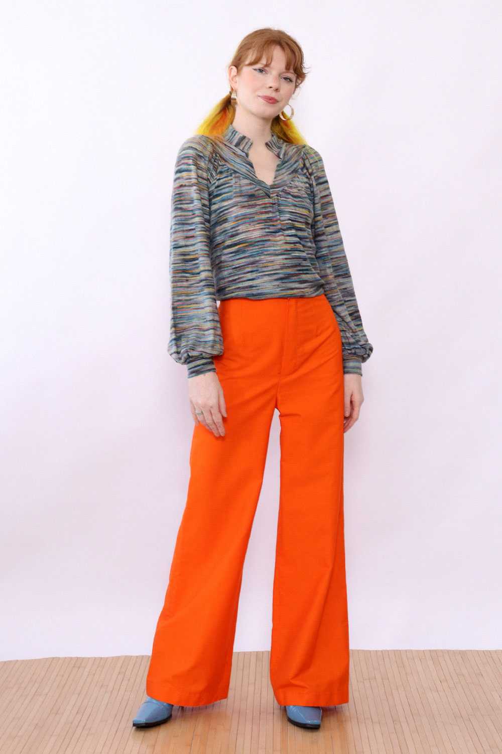 Tangerine High Waist Flares XS - image 1