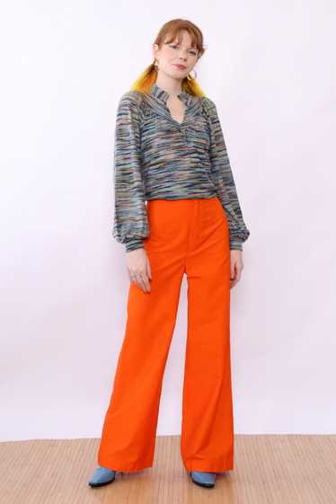 Tangerine High Waist Flares XS