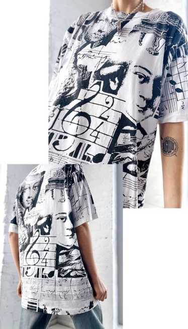 Beethoven all over print tee