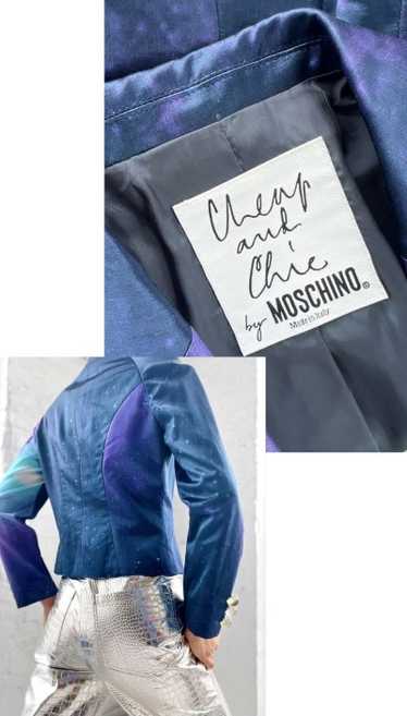 Moschino silk galaxy jacket