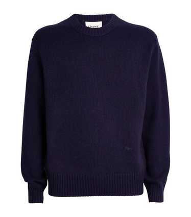 Managed by hewi Frame Navy Cashmere Crew-Neck Swe… - image 1