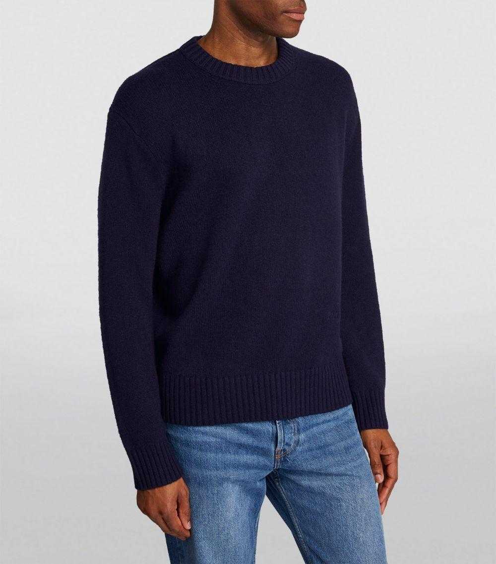 Managed by hewi Frame Navy Cashmere Crew-Neck Swe… - image 3