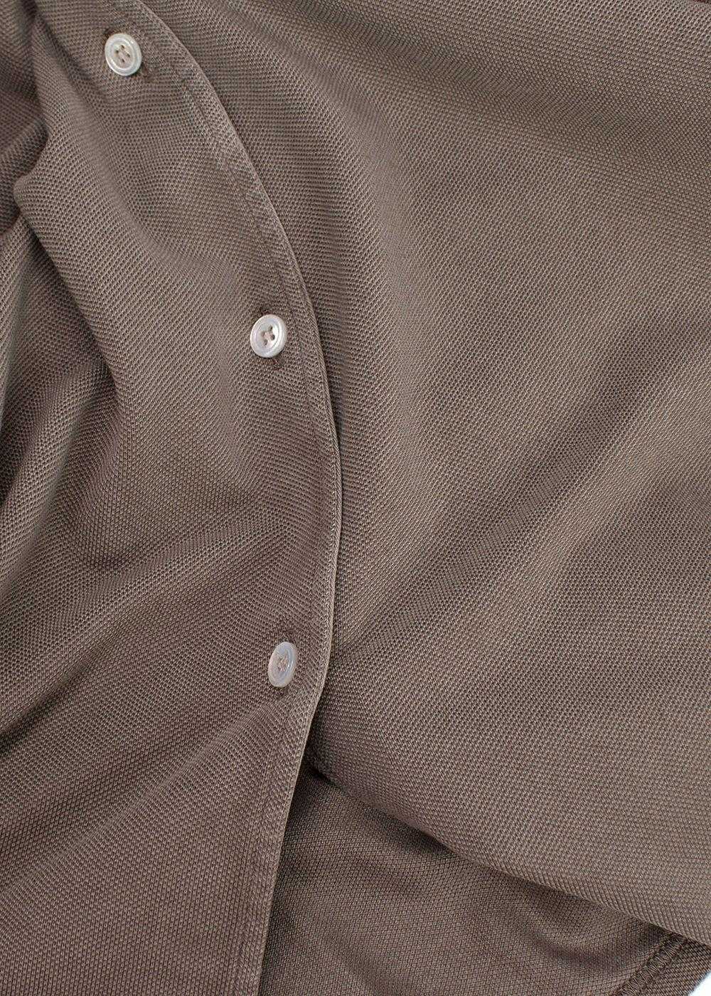 Managed by hewi Battistoni Brown Cotton Shirt - image 4