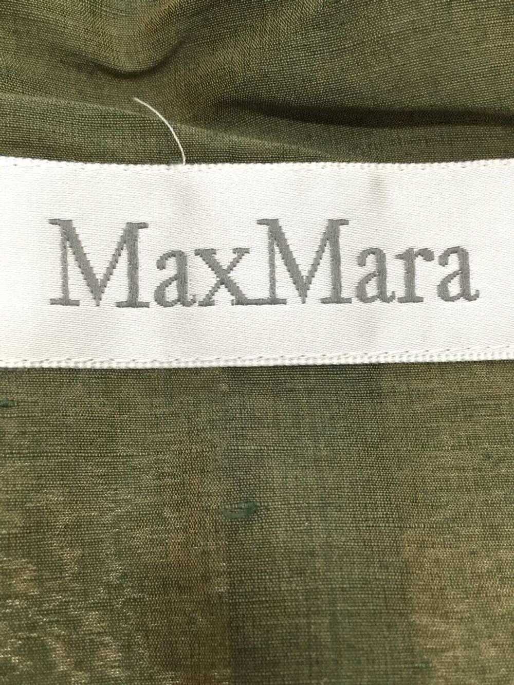Used Max Mara Tailored Jacket/42/Linen/Green/Gree… - image 3