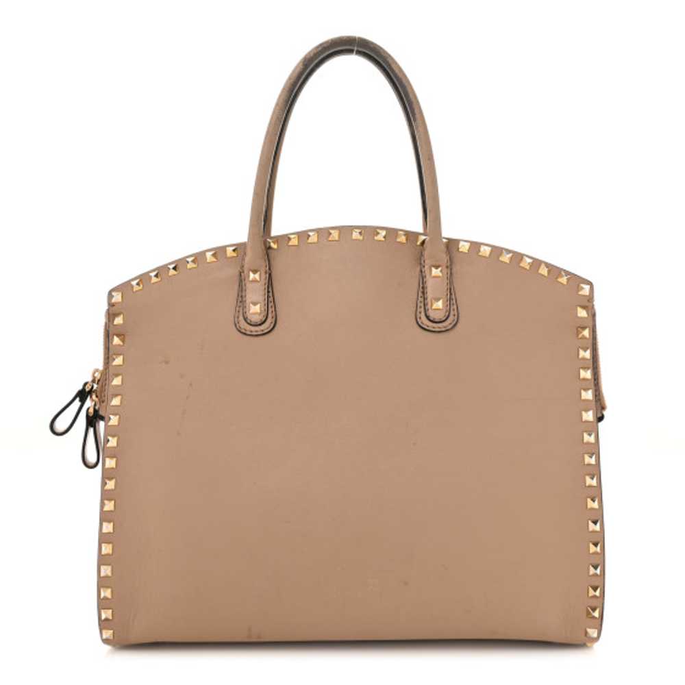 VALENTINO GARAVANI Vitello Rockstud Dome Shopper … - image 1