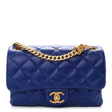 CHANEL Lambskin Quilted Small Pillow Crush Flap Bl