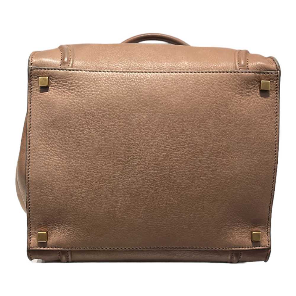 CELINE/Hand Bag/Leather/BEG/ - image 4