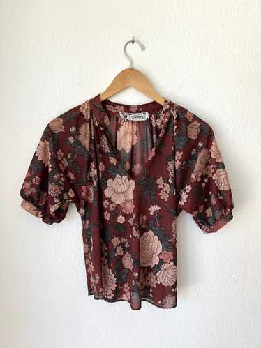 Contempo 70s Floral Top (S) | Used, Secondhand,…