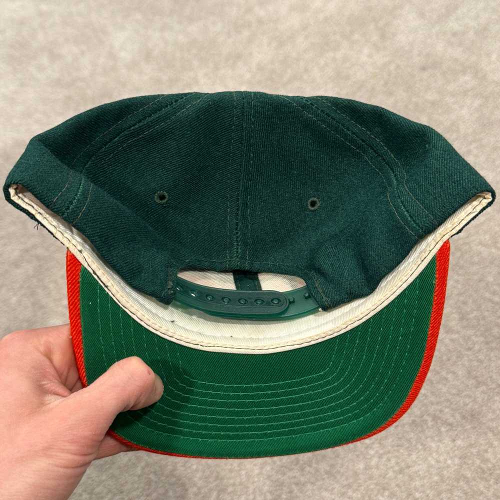 Vintage Miami Hurricanes Wool SS Script Snapback … - image 2