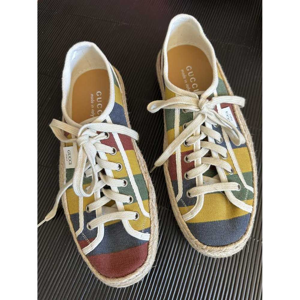 Gucci Cloth low trainers - image 3