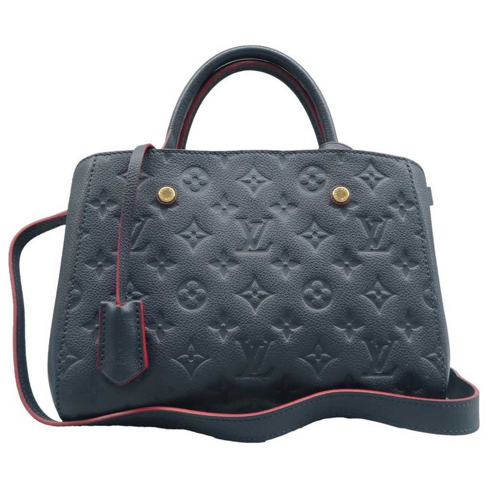 Louis Vuitton Montaigne leather satchel - image 1