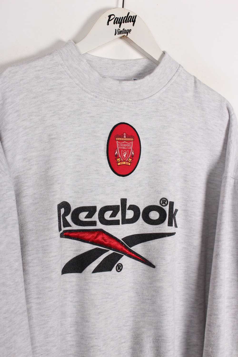 90's Reebok Liverpool FC Sweatshirt Small - image 2