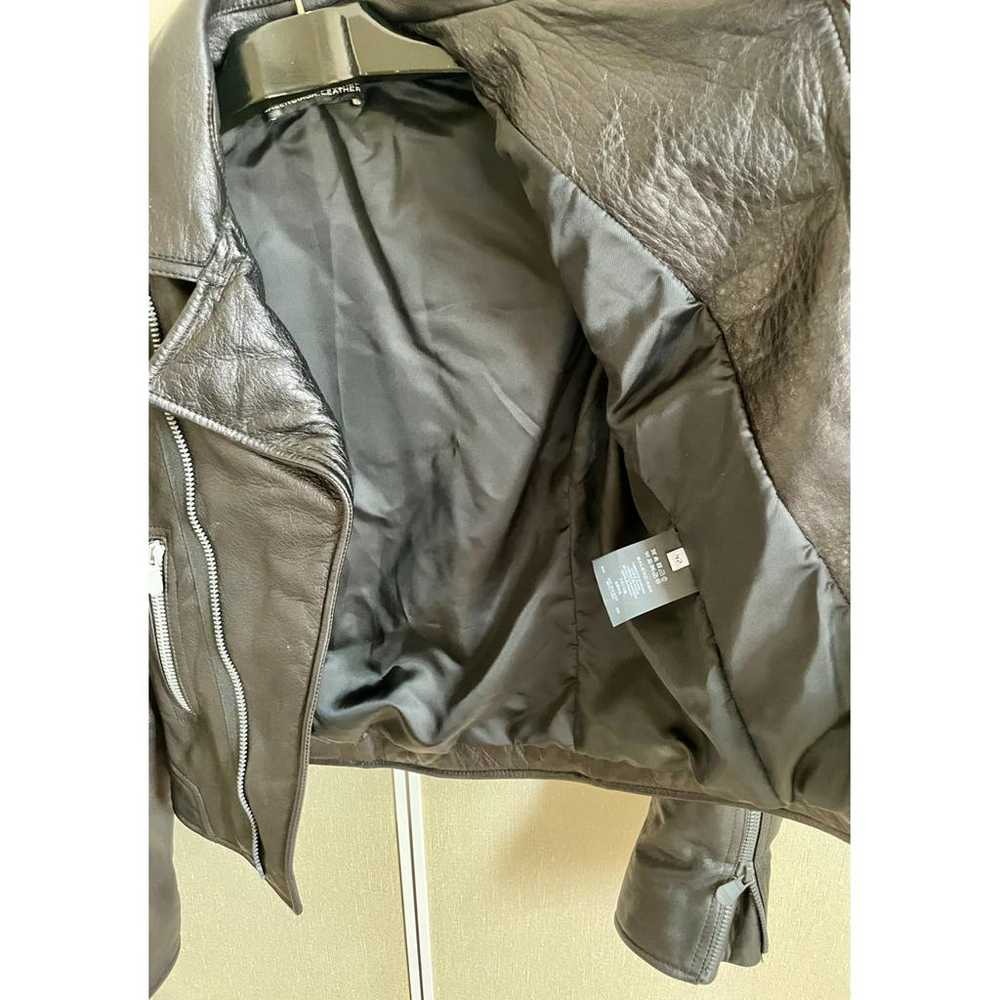 Balenciaga Leather biker jacket - image 6