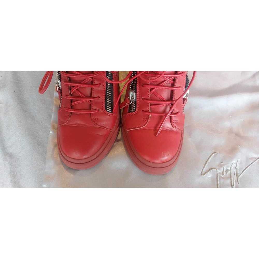 Giuseppe Zanotti Coby leather trainers - image 11