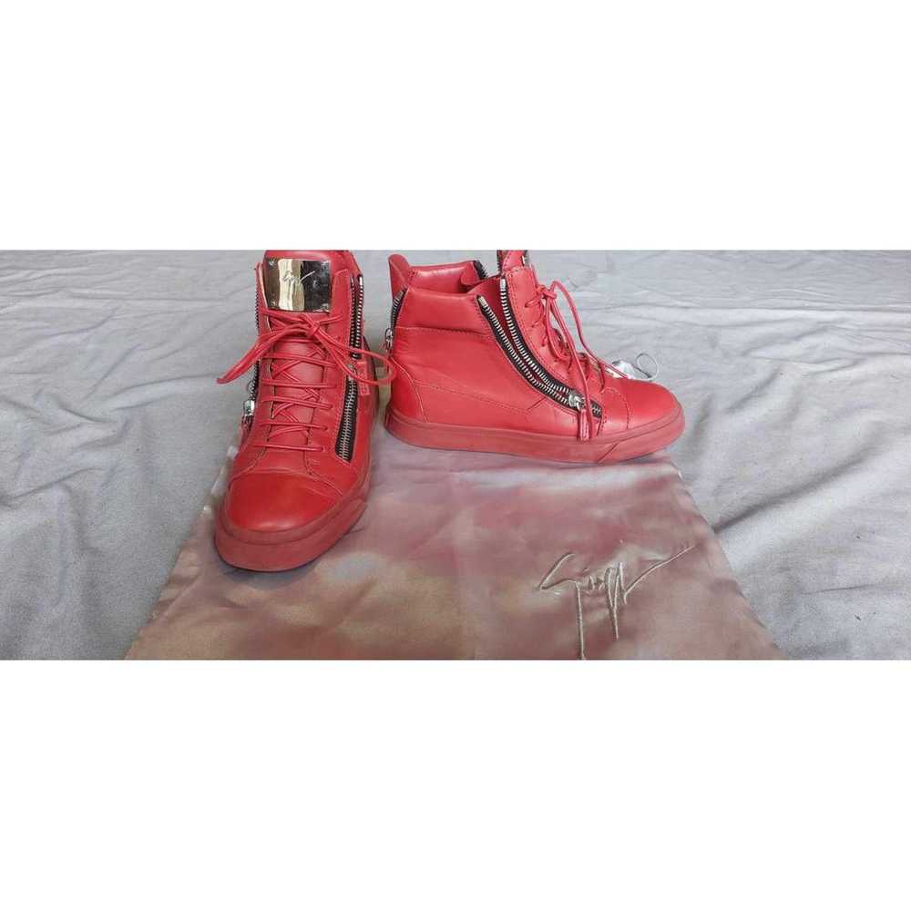 Giuseppe Zanotti Coby leather trainers - image 7