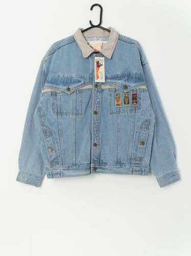 Vintage deadstock 90s Le Shark cowboy denim jacket