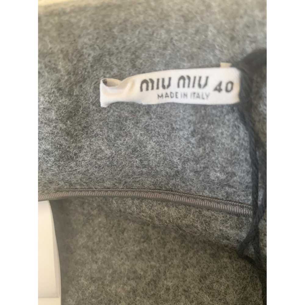 Miu Miu Wool mid-length skirt - image 5