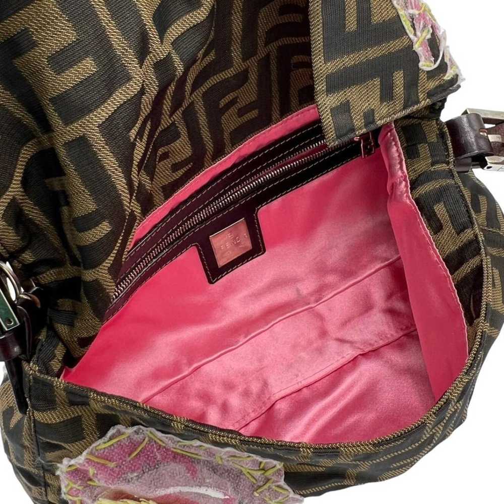 Fendi Baguette cloth handbag - image 7