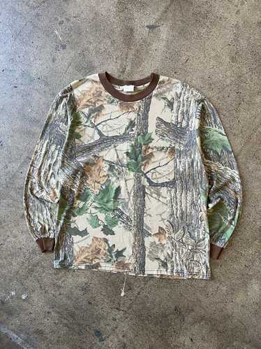 1990s Real Tree Long Sleeve Pocket Tee