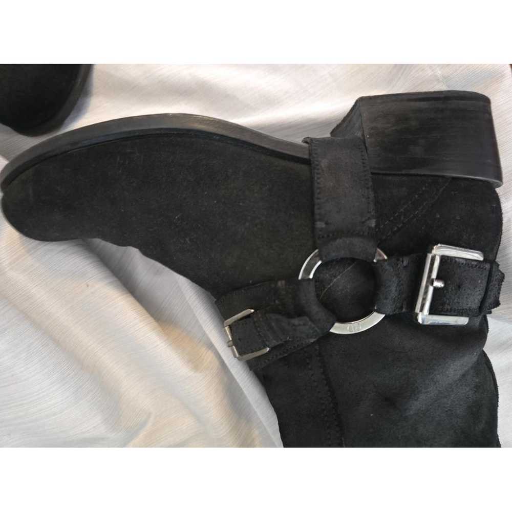 Dior Leather biker boots - image 3