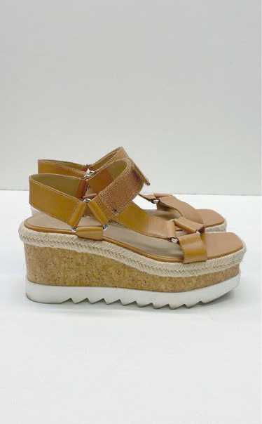 Marc Fisher Gylian Brown Platform Wedge Sandals W… - image 1