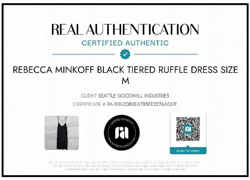 AUTHENTICATED WMNS REBECCA MINKOFF TIERED RUFFLE … - image 2
