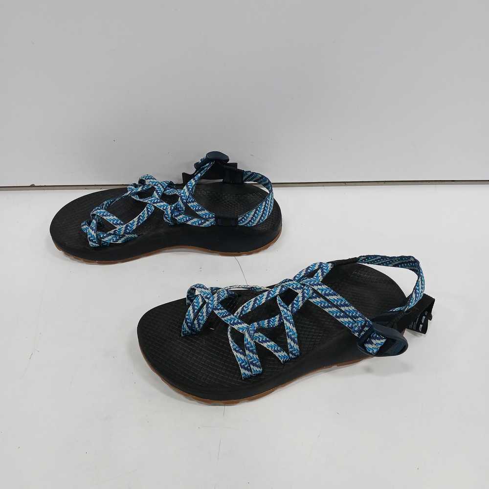 Chaco Blue Strappy Style Sandals Size 7W - image 2