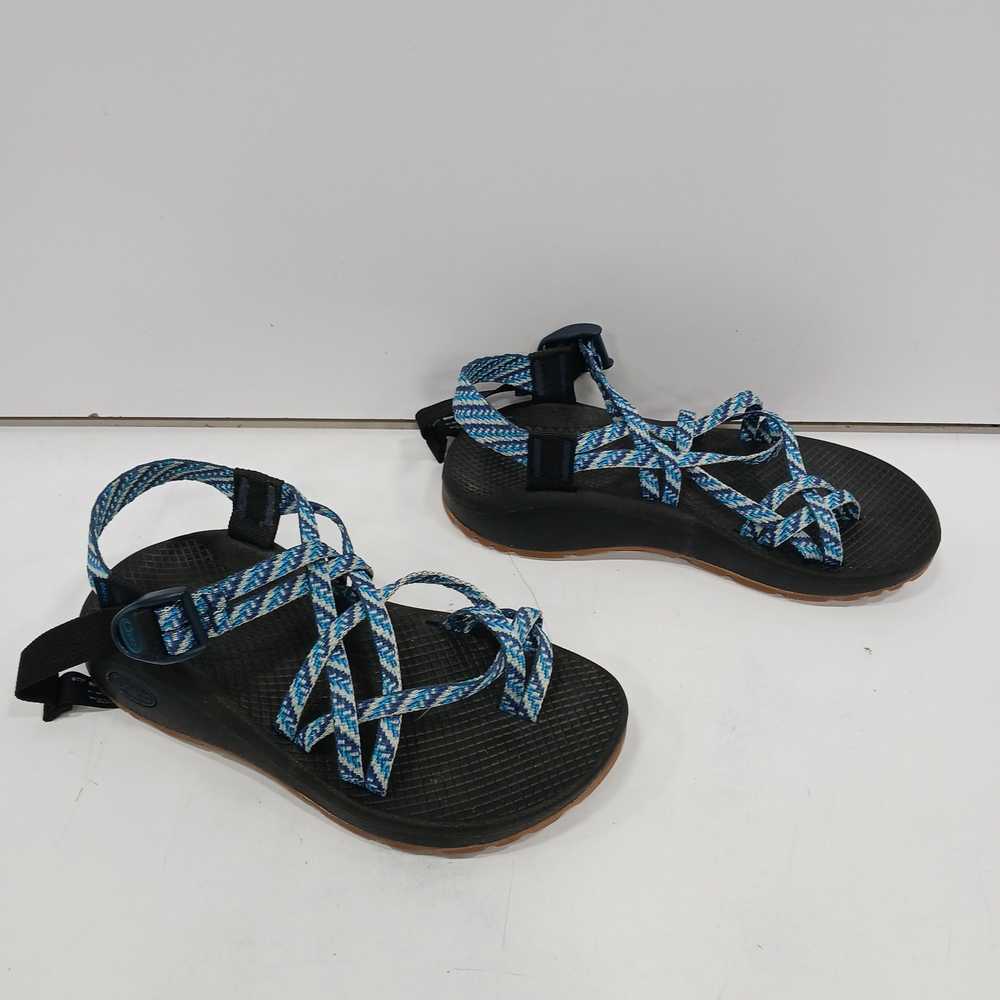 Chaco Blue Strappy Style Sandals Size 7W - image 4