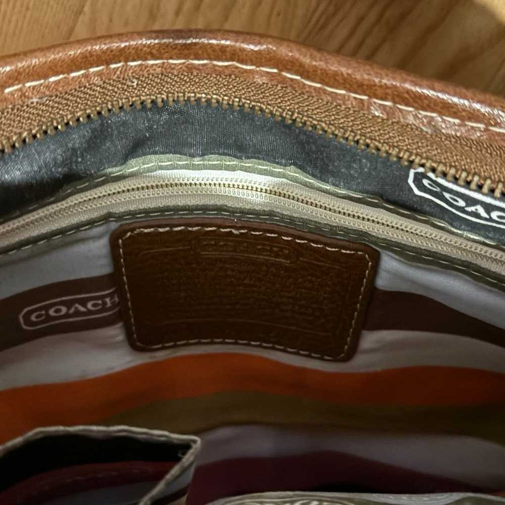 vintage Coach handbag purse - image 3